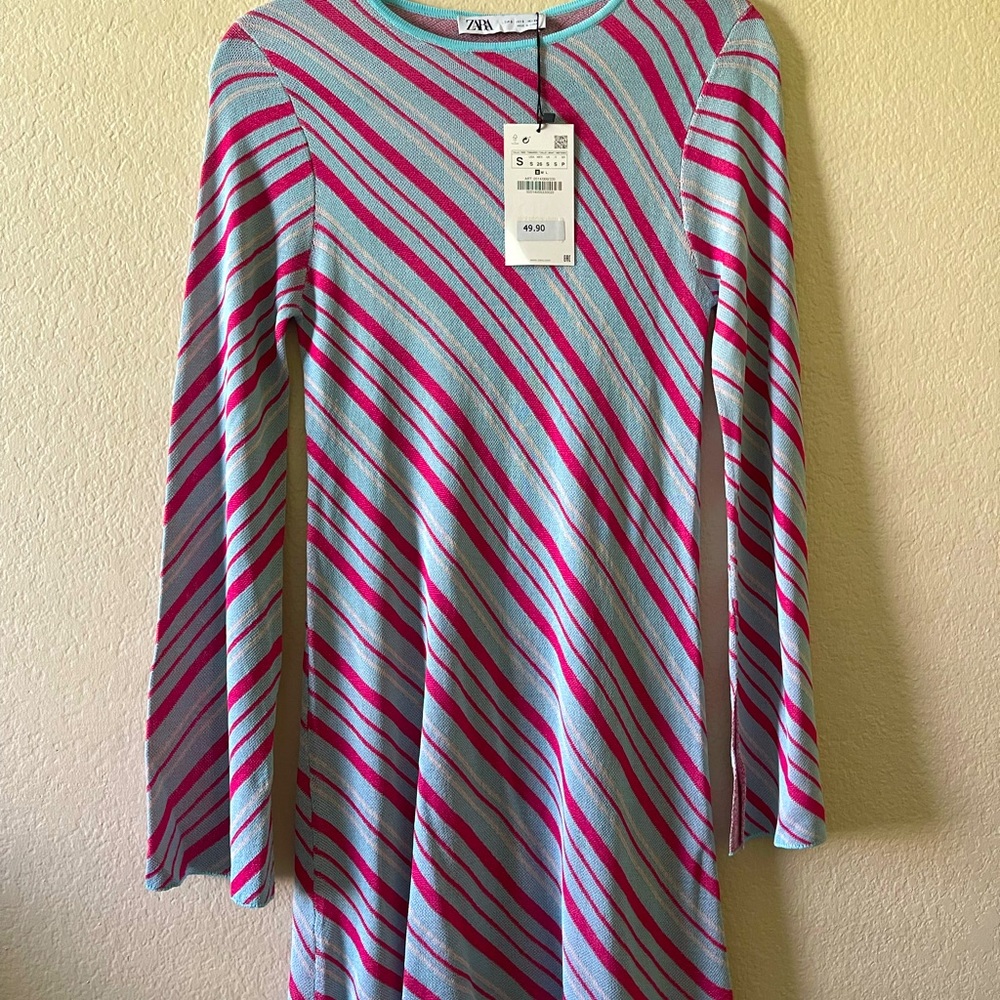 Striped Knit Dress